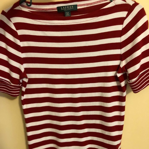 Lauren Ralph Lauren Tops - Lauren Ralph Lauren Petite Striped Top Tee Shirt